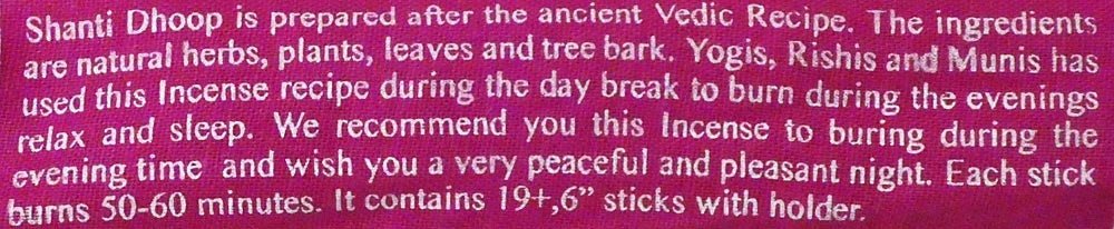 Good Evening Incense - INDIAN SHOP