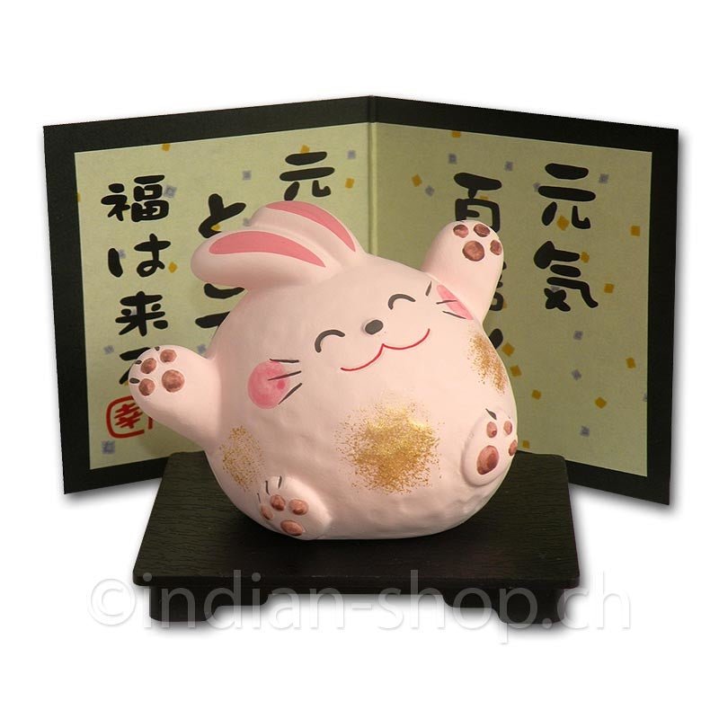 Kleine Japanische Glückshase - INDIAN SHOP