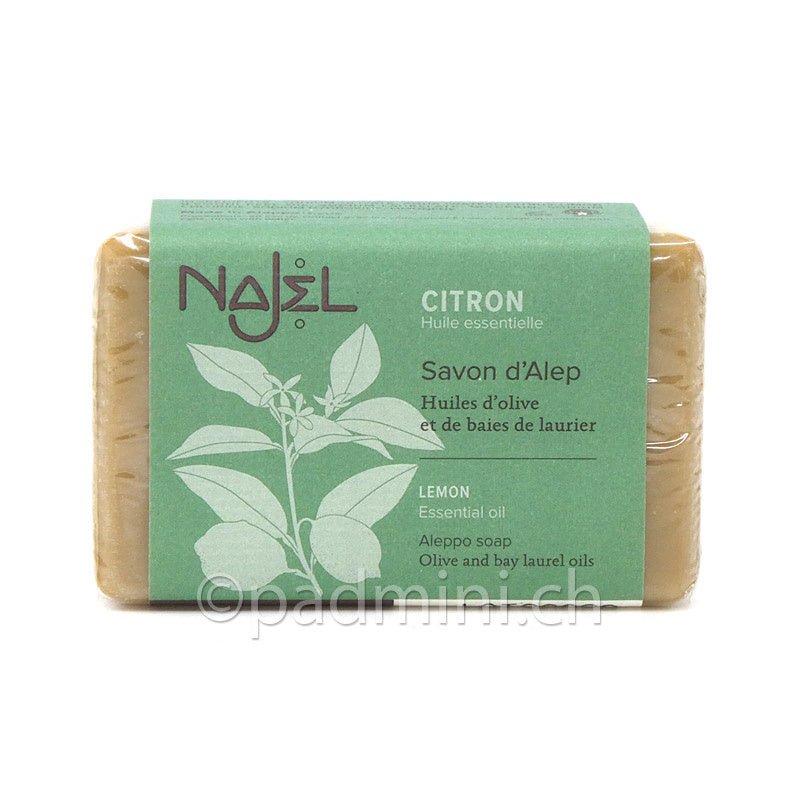 Najel Aleppo Seife Zitrone - INDIAN SHOP