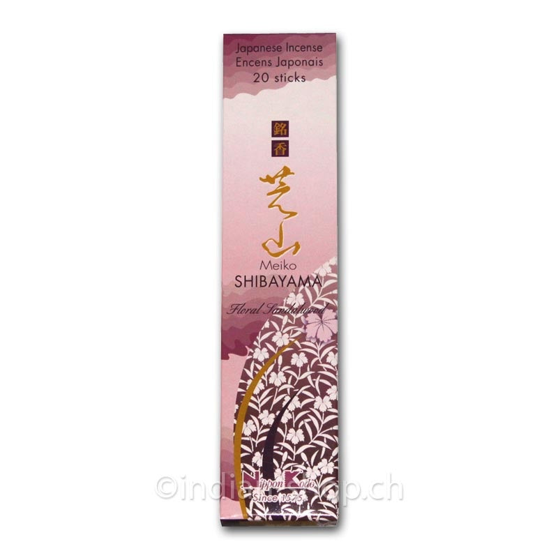 Nippon Kodo Meiko Shibayama japanische Räucherstäbchen 20 St.