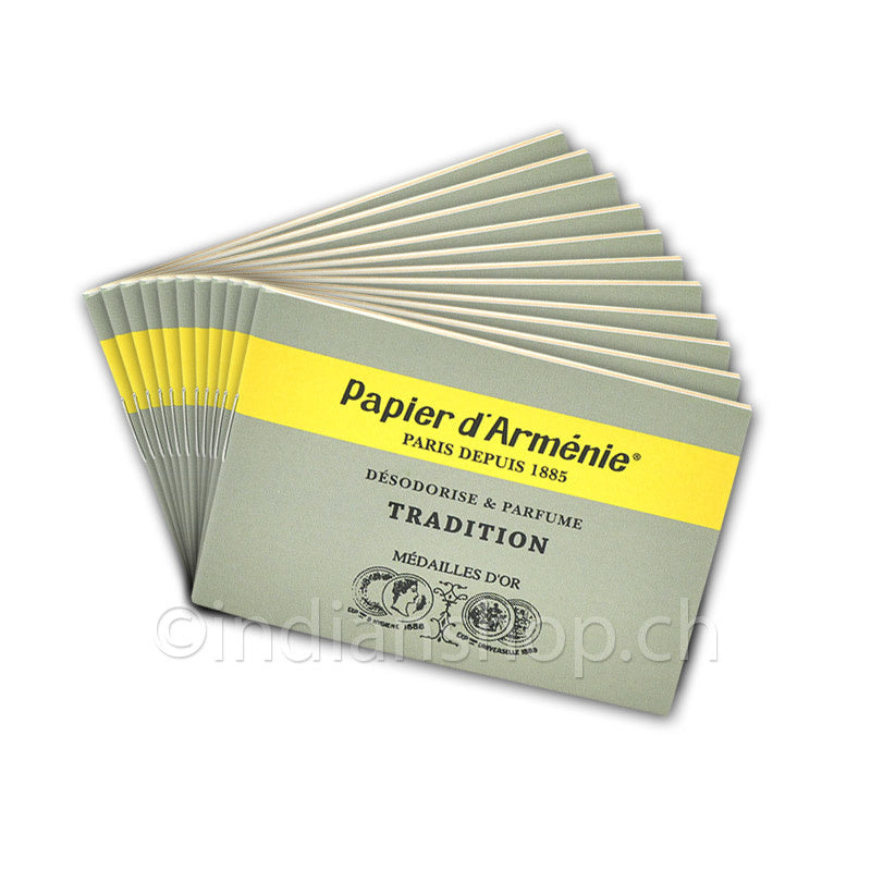 Papier d’Arménie Räucherpapier 12 Stück – traditionelles Duftpapier aus Frankreich