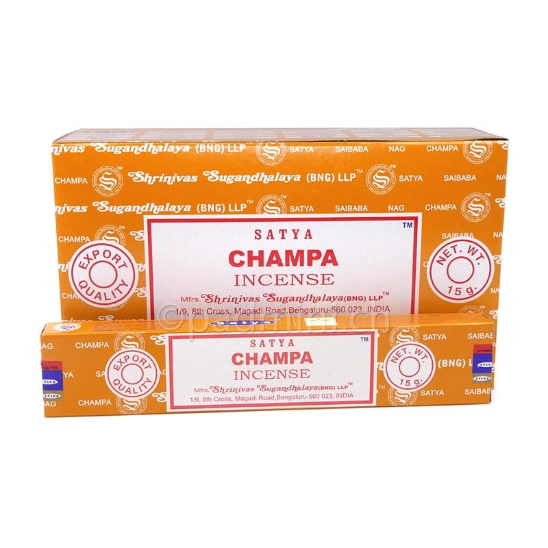 Satya Champa BNG Räucherstäbchen 15 g von Shrinivas Sugandhalaya