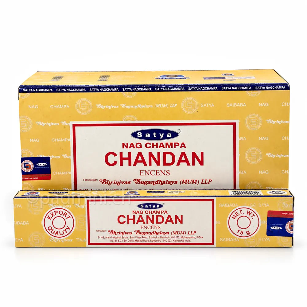 Satya Nag Champa Chandan MUM Räucherstäbchen 15 g von Shrinivas Sugandhalaya