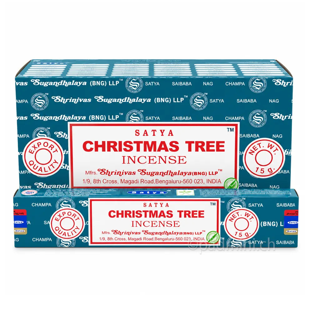 Satya Christmas Tree BNG Räucherstäbchen 15 g von Shrinivas Sugandhalaya