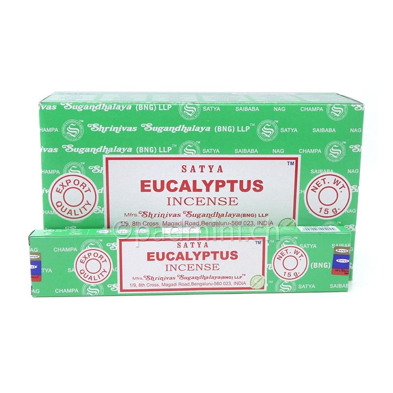 Satya Eucalyptus BNG Räucherstäbchen 15 g von Shrinivas Sugandhalaya