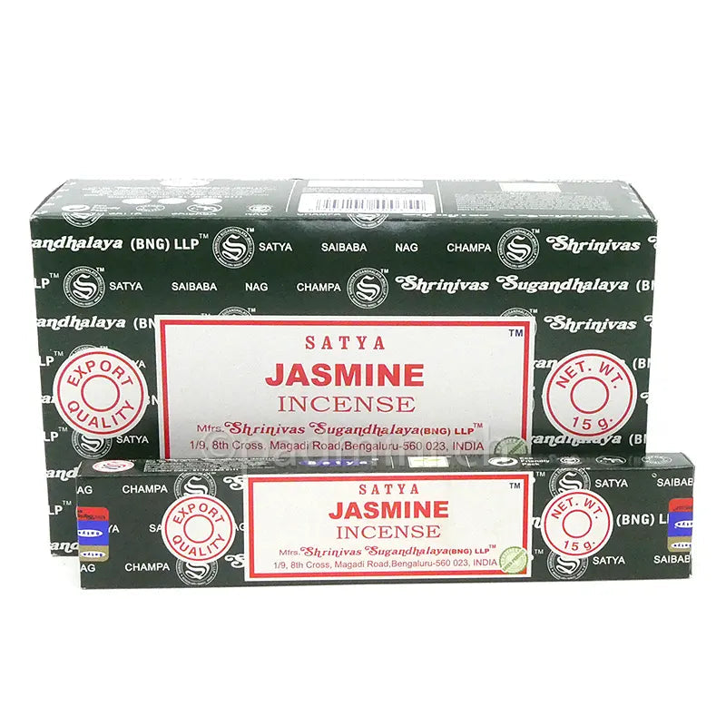 Satya Jasmine BNG Räucherstäbchen 15 g von Shrinivas Sugandhalaya