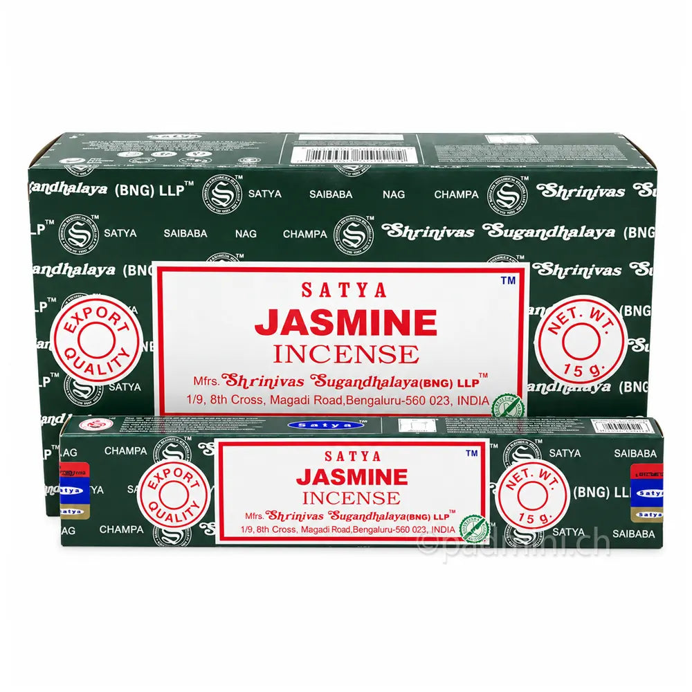 Satya Jasmine BNG Räucherstäbchen 15 g von Shrinivas Sugandhalaya