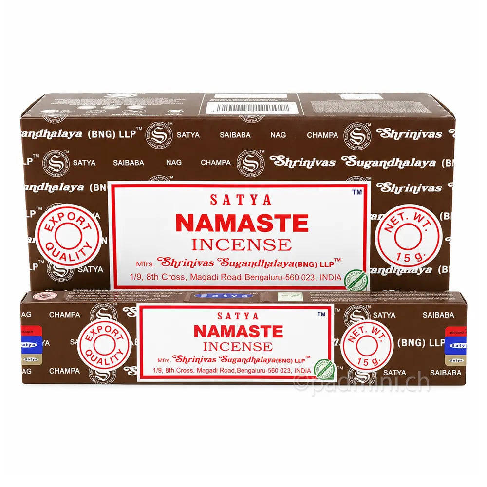 Satya Namaste BNG Räucherstäbchen 15 g von Shrinivas Sugandhalaya