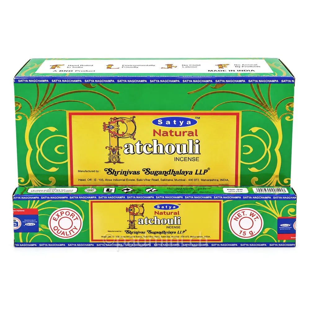 Satya Natural Patchouli MUM Räucherstäbchen 15 g von Shrinivas Sugandhalaya