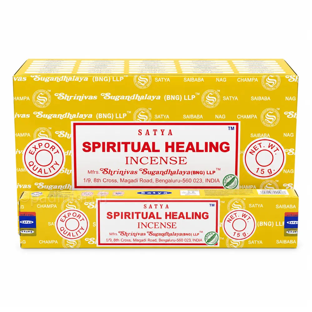 Satya Spiritual Healing BNG Räucherstäbchen 15 g von Shrinivas Sugandhalaya