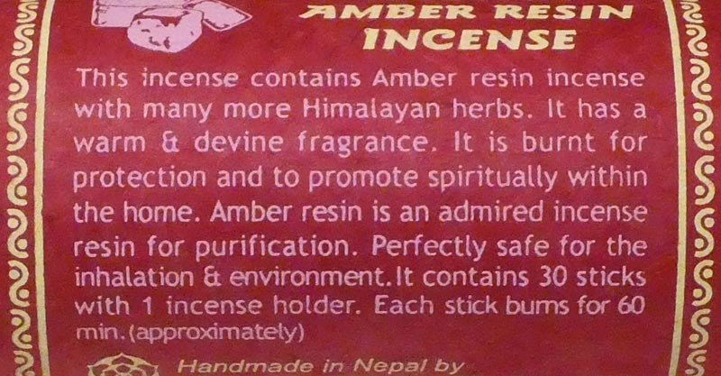 Tibetan Amber Resin Incense - INDIAN SHOP