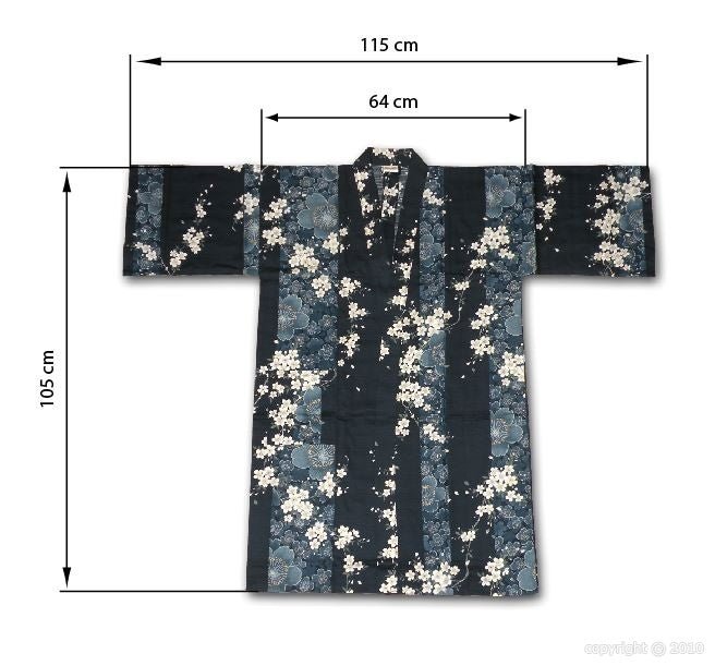 Yukata aus Baumwolle 661 - NR - INDIAN SHOP