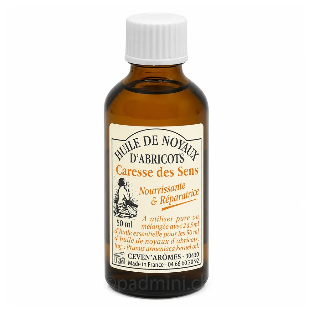 Aprikosenkernöl 50 ml von Ceven'Arômes für Hautpflege und Massage