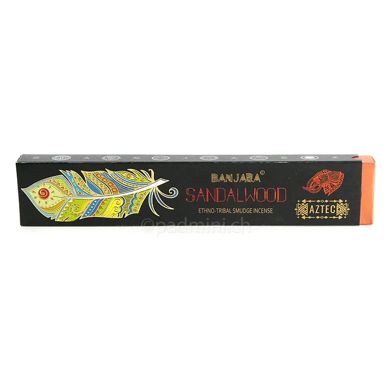 Banjara Sandalwood Ethno-Tribal Smudge Räucherstäbchen 15 g