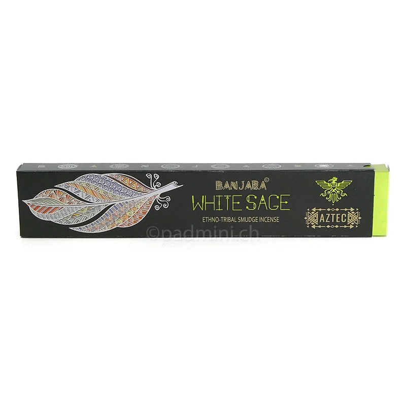 Banjara White Sage Ethno-Tribal Smudge Räucherstäbchen 15 g