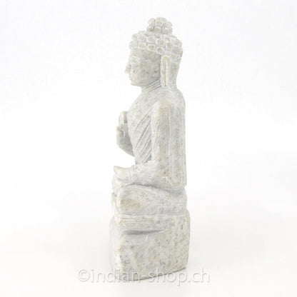 Buddha aus Speckstein 12.5 cm - 868 - 14 - INDIAN SHOP