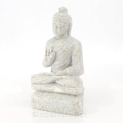 Buddha aus Speckstein 12.5 cm - 868 - 14 - INDIAN SHOP