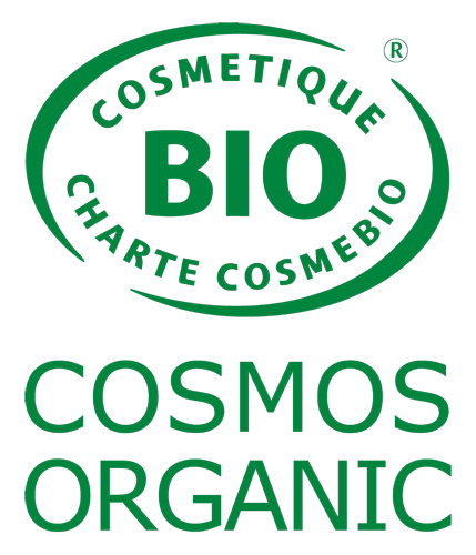 COSMOS ORGANIC Logo für zertifizierte Bio-Kosmetik nach dem COSMOS-Standard.