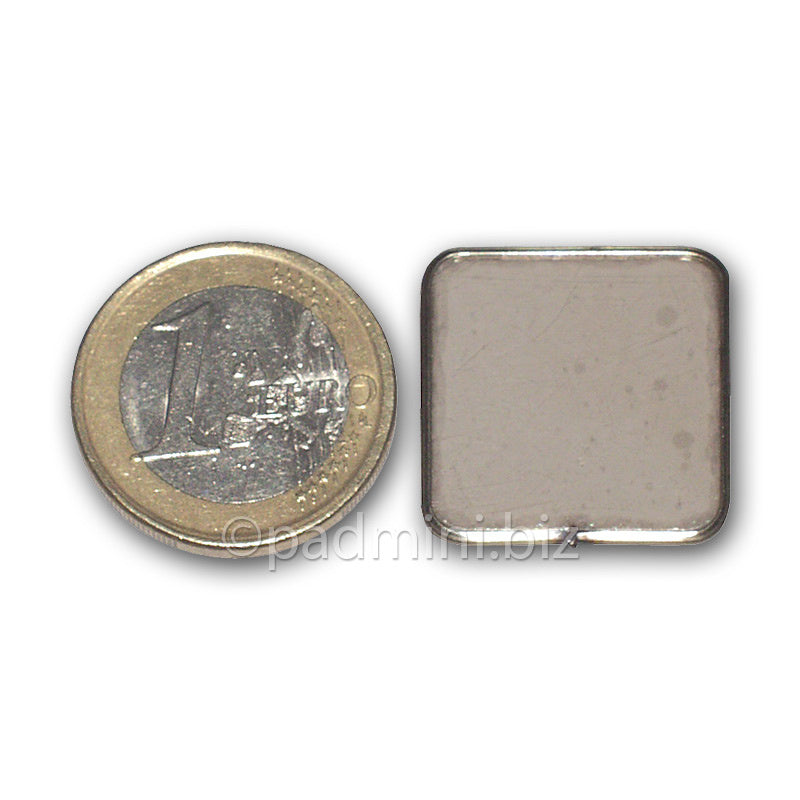 Japanisches Gin-yo Mica-Plättchen 22 mm mit Stahlrand für Kōdō