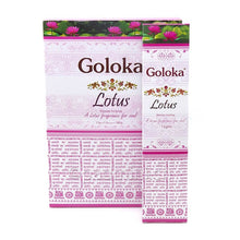 Goloka Lotus Masala Räucherstäbchen 15 g aus Indien