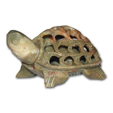 Kleine Schildkröte aus Speckstein - INDIAN SHOP