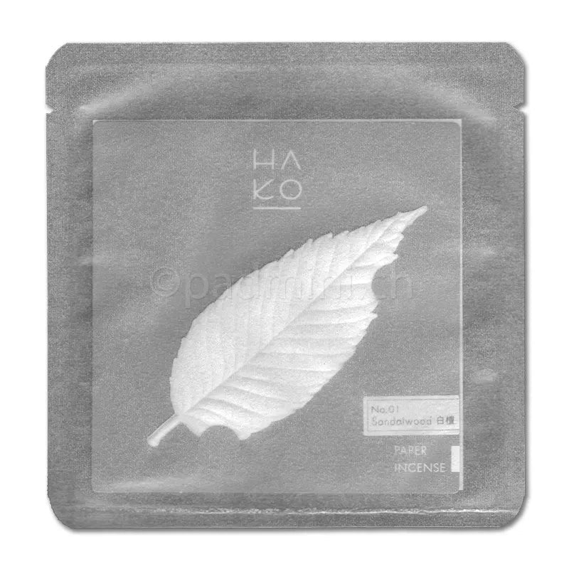 Kunjudo HA KO No. 1 Sandalwood Räucherpapier in Zelkova-Blattform