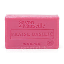 Le Chatelard 1802 Savon de Marseille Fraise-Basilic Erdbeere-Basilikum 100 g, parfümierte Seife