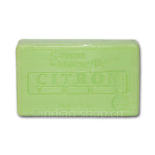 Le Chatelard 1802 Savon de Marseille Citron Vert 100 g, hellgrüne Limettenseife mit frischem Zitrusduft