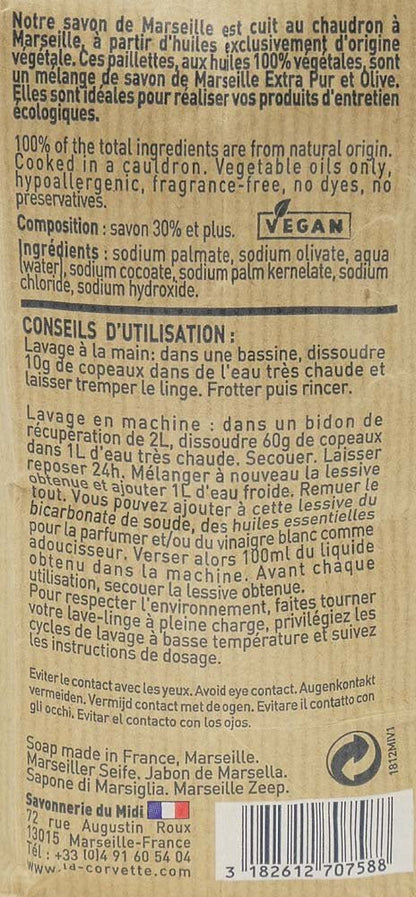 Marseiller Seifenflocken Oliven und Palmöl - INDIAN SHOP