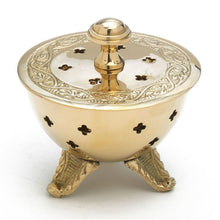 Messing Rauchfass Ø 8cm - INDIAN SHOP