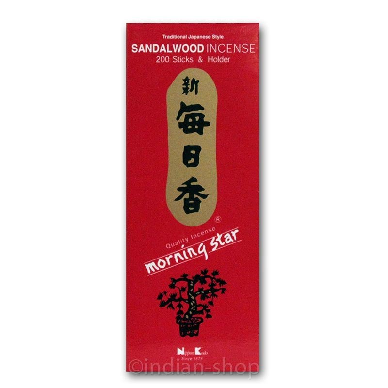Morning Star Sandalwood 200 Stäbchen - INDIAN SHOP