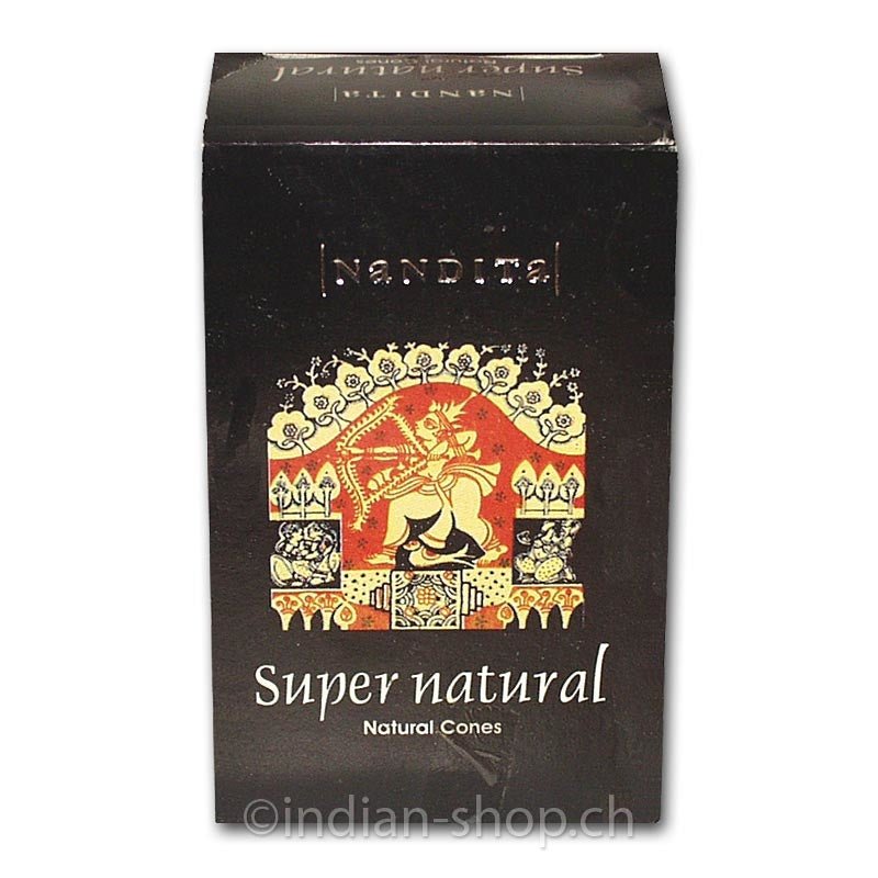 Nandita Super Natural Räucherkegel - INDIAN SHOP