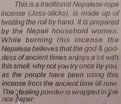 Nepalische Räucherschnüre Healing - INDIAN SHOP