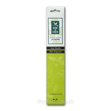 Nippon Kodo Herb & Earth Jasmine Räucherstäbchen, hellgrüne Less-Smoke-Verpackung mit 20 Bambusstäbchen und Jasminduft
