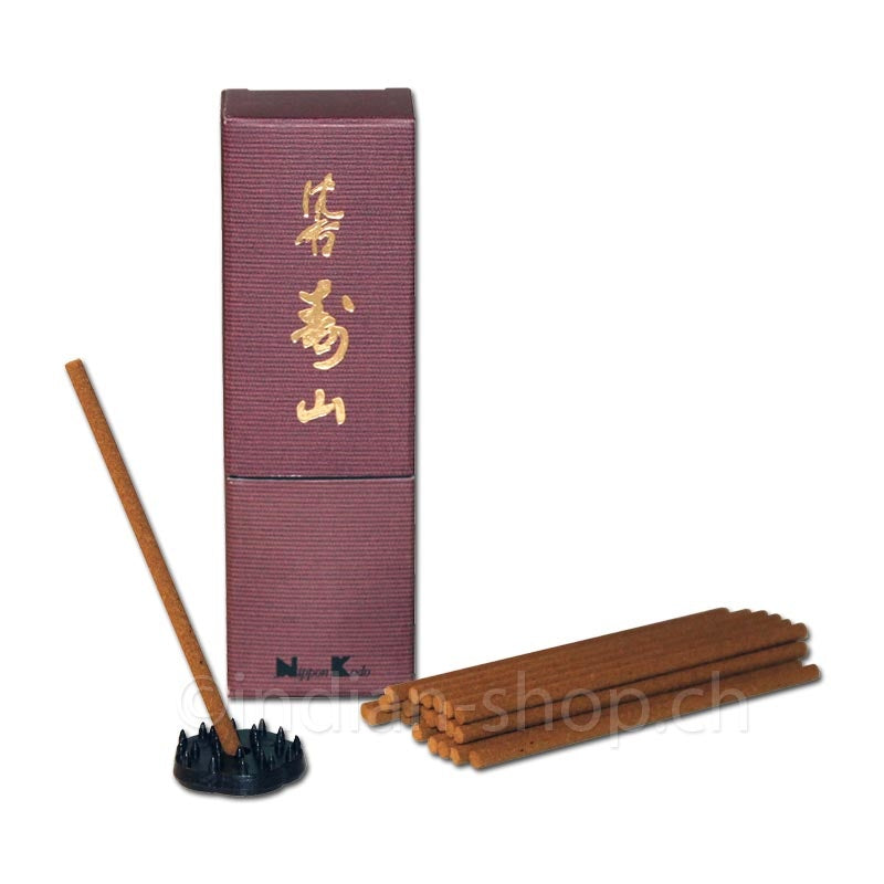 Nippon Kodo Jinkoh Juzan japanische Aloesholz Räucherstäbchen mit Halter