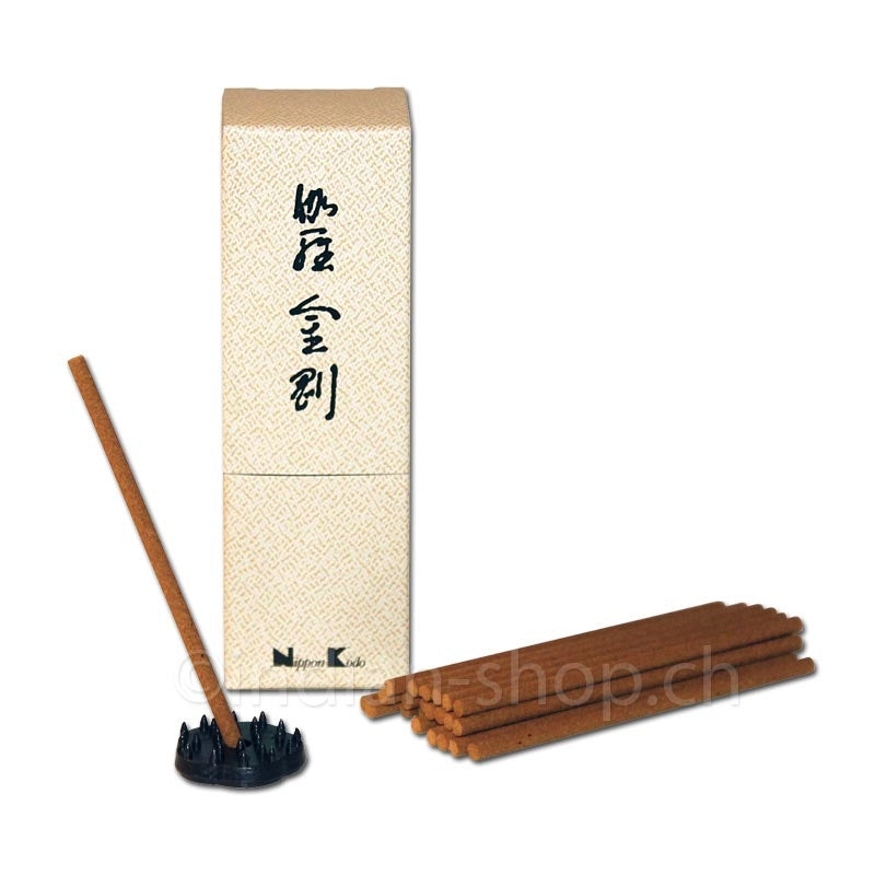 Nippon Kodo Kyara Kongo japanische Räucherstäbchen mit Halter