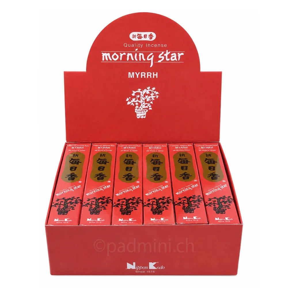 Nippon Kodo Morning Star Myrrhe Räucherstäbchen 50 Stück