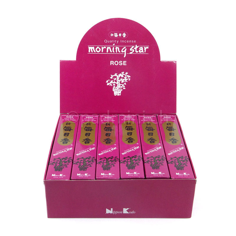 Nippon Kodo Morning Star Rose Räucherstäbchen mit Rosenduft
