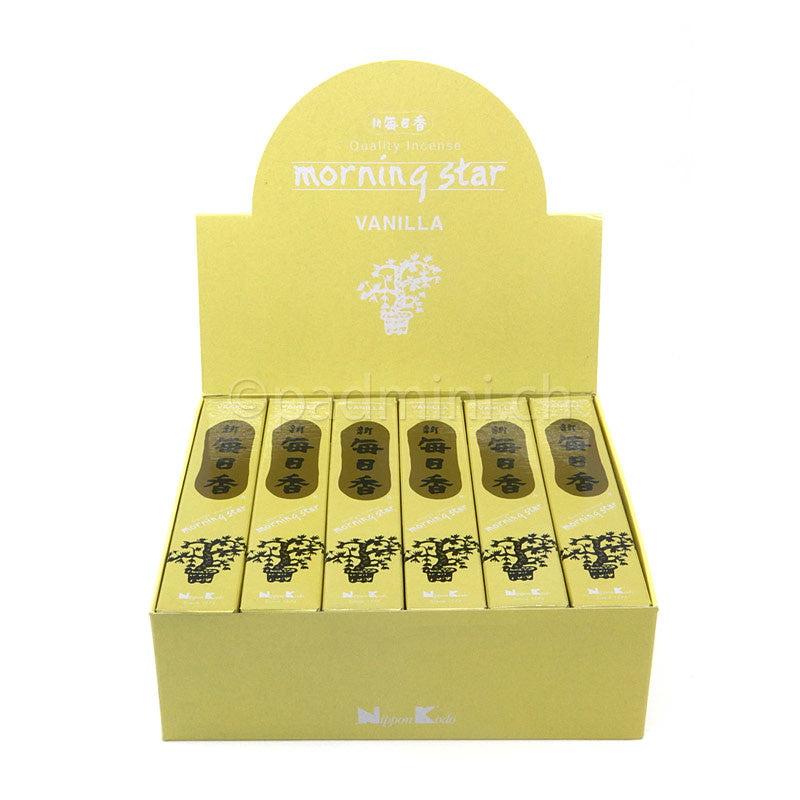 Nippon Kodo Morning Star Vanilla Räucherstäbchen mit Vanilleduft