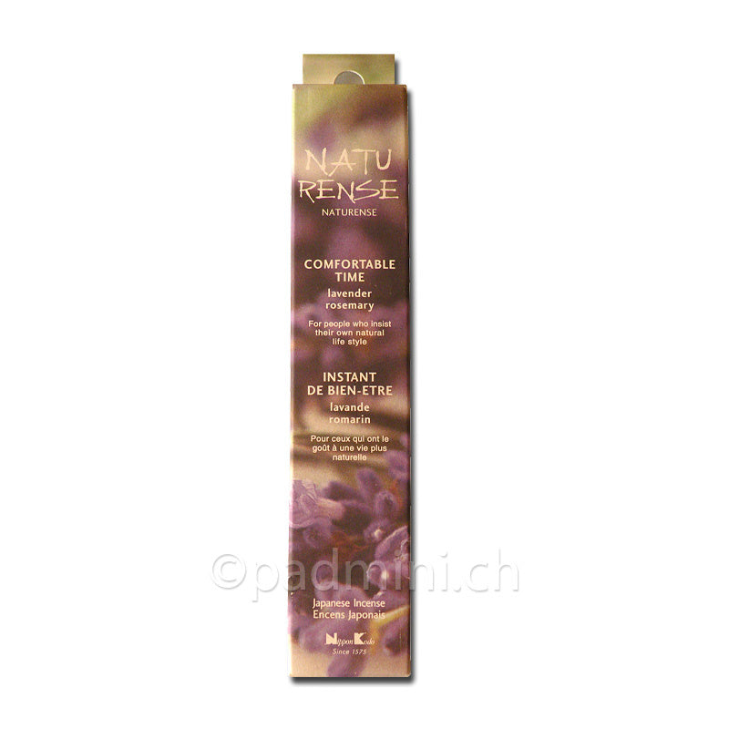 Nippon Kodo Naturense Comfortable Time Lavendel Rosmarin Räucherstäbchen 40 Stück
