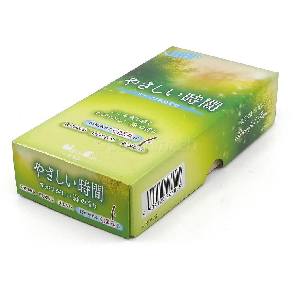Japanischer Räucherstäbchen Nippon Kodo „Peaceful Time“, 105g
