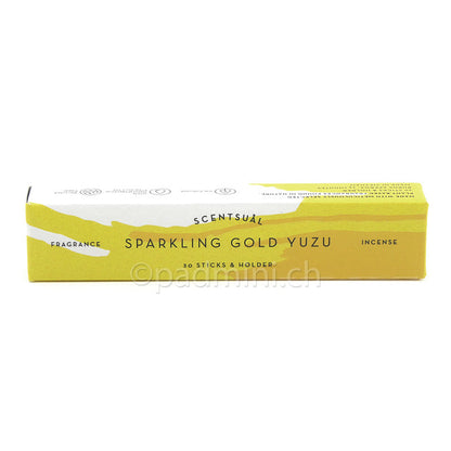 Nippon Kodo Scentsual Sparkling Gold Yuzu Räucherstäbchen 30 Stück