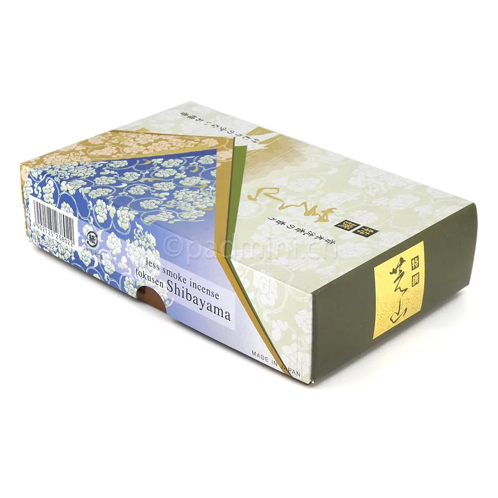 Nippon Kodo Tokusen Shibayama japanische Räucherstäbchen mit wenig Rauch in der 10-g-Packung.