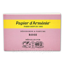 Papier d’Arménie Rose französisches Duftpapier aus Montrouge