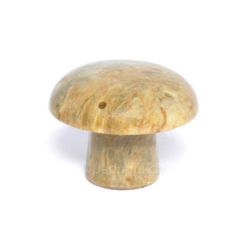 Räucherhalter aus Speckstein Pilz - INDIAN SHOP