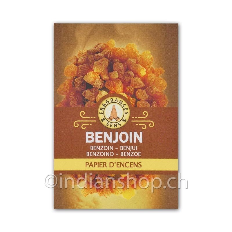 Räucherpapier - Benzoe - INDIAN SHOP