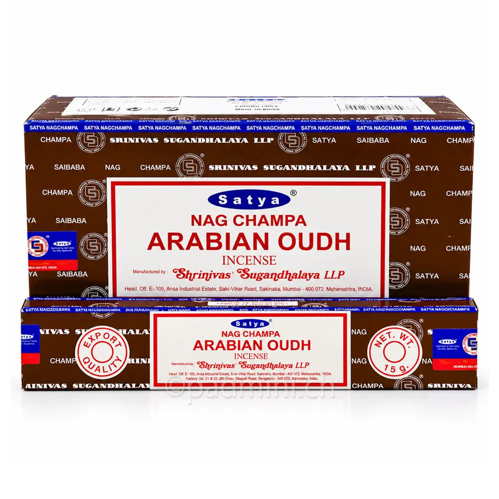Satya Arabian Oudh MUM Räucherstäbchen 15 g von Shrinivas Sugandhalaya