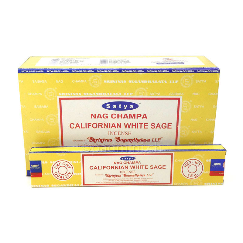 Satya Californian White Sage MUM Räucherstäbchen 15 g von Shrinivas Sugandhalaya