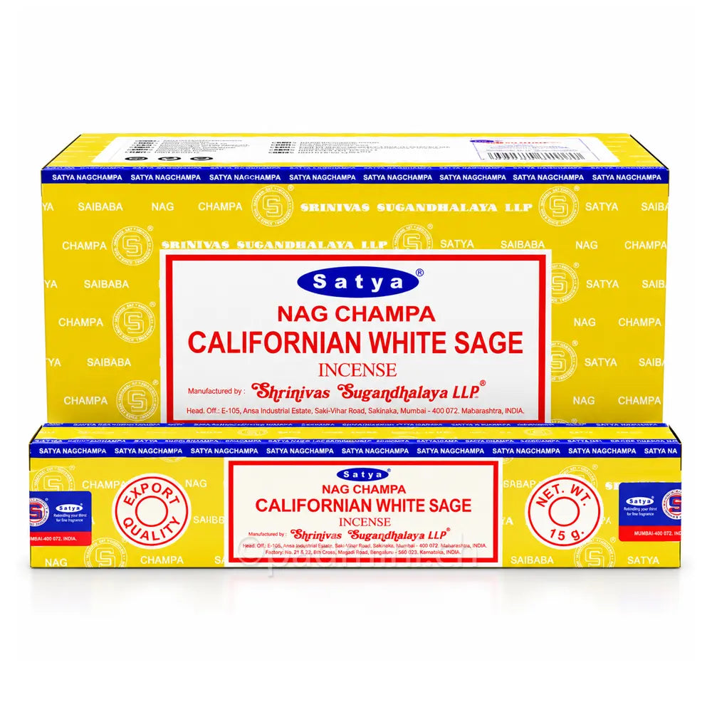 Satya Californian White Sage MUM Räucherstäbchen 15 g von Shrinivas Sugandhalaya