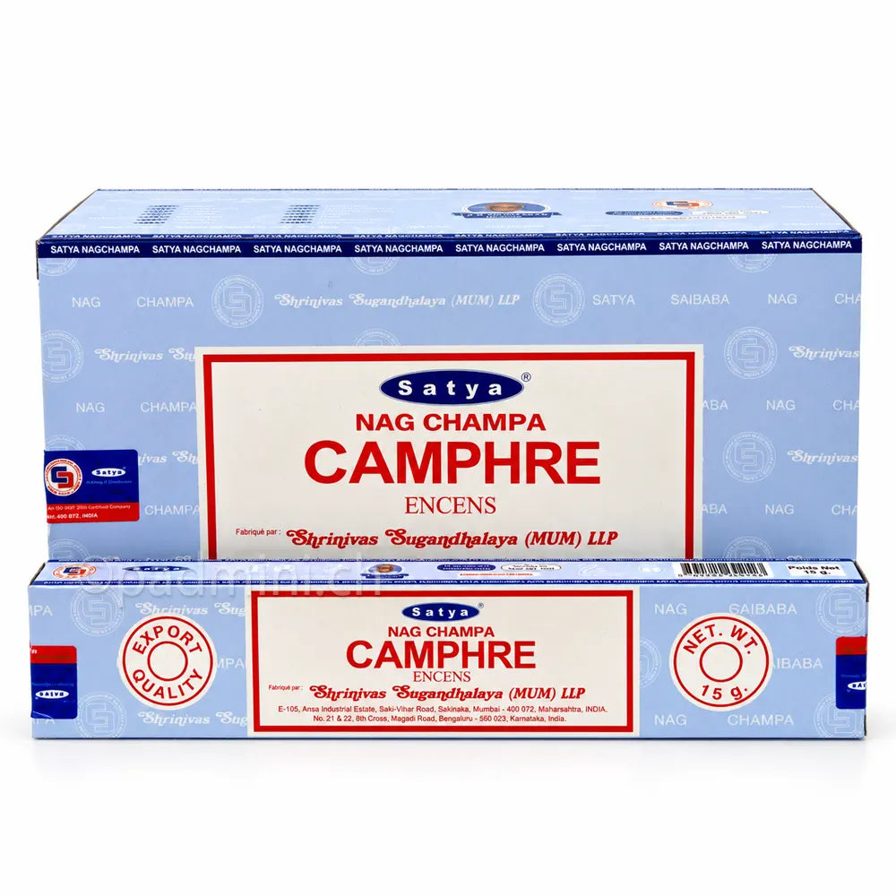 Satya Nag Champa Camphor MUM Räucherstäbchen 15 g von Shrinivas Sugandhalaya